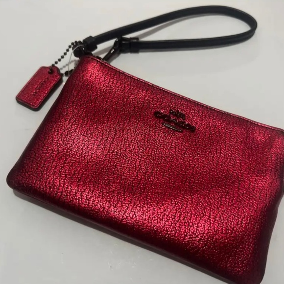 COACH Leather Wristlet Wallet - Picture 3 of 11